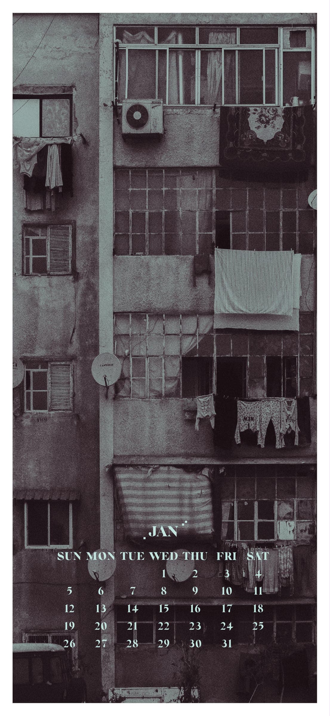 Brutalist Calendar · plate 03