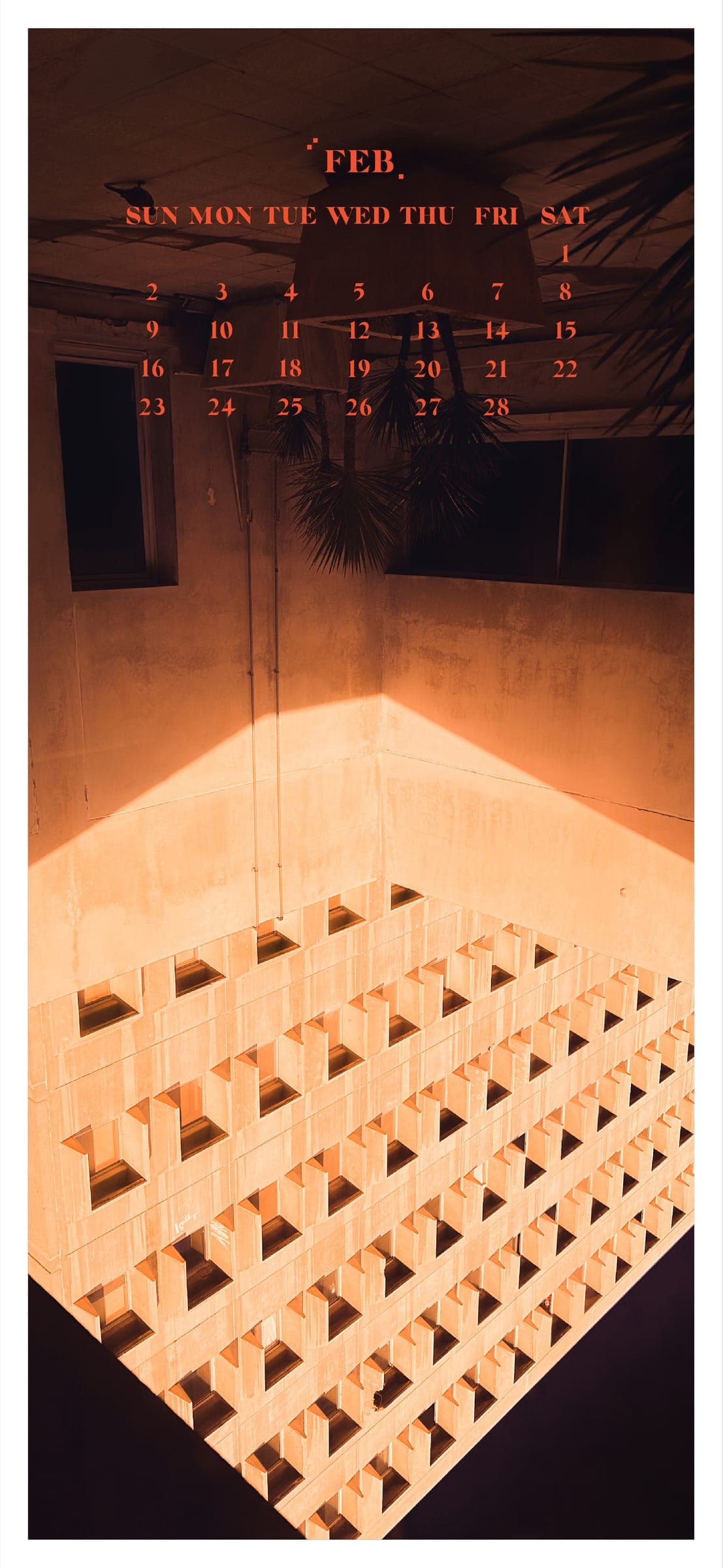Brutalist Calendar · plate 04