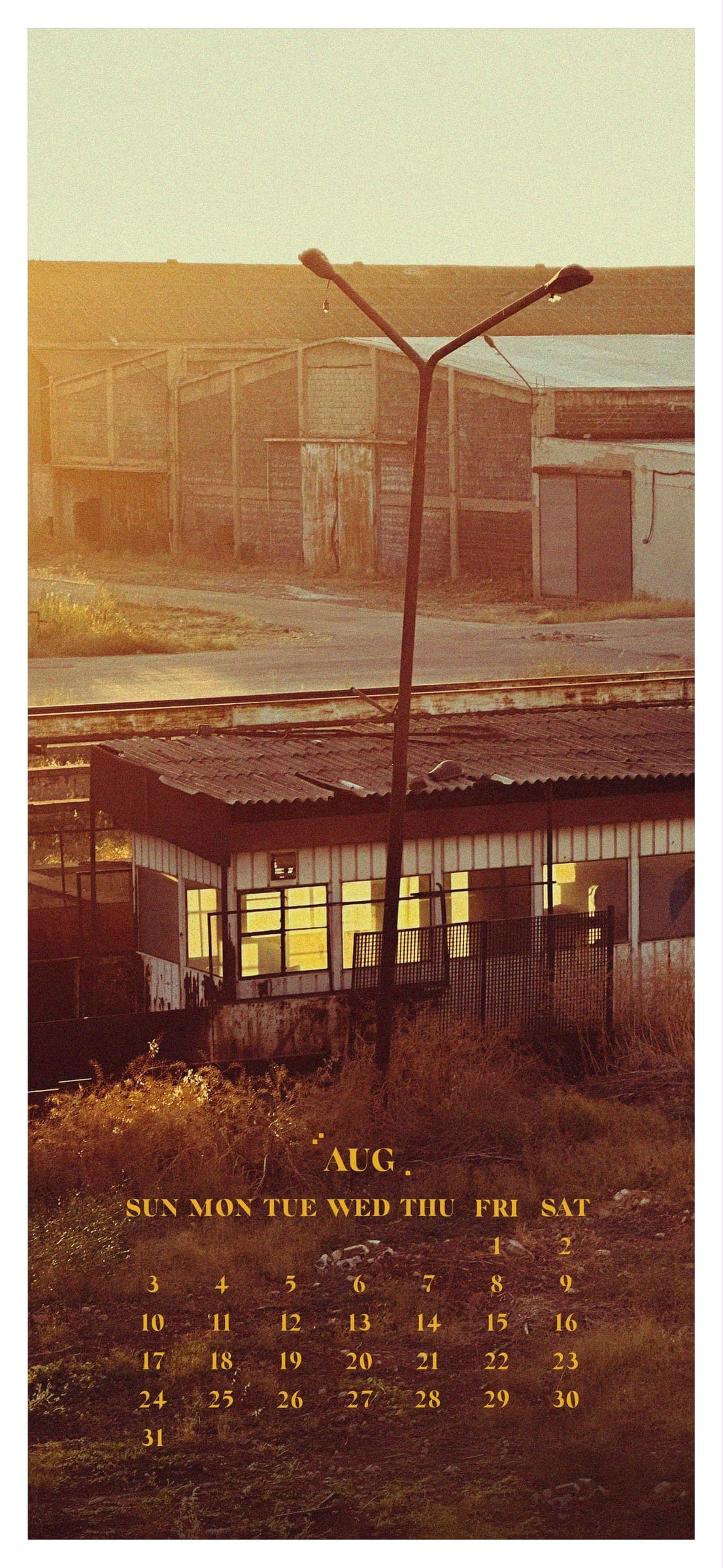 Brutalist Calendar · plate 10