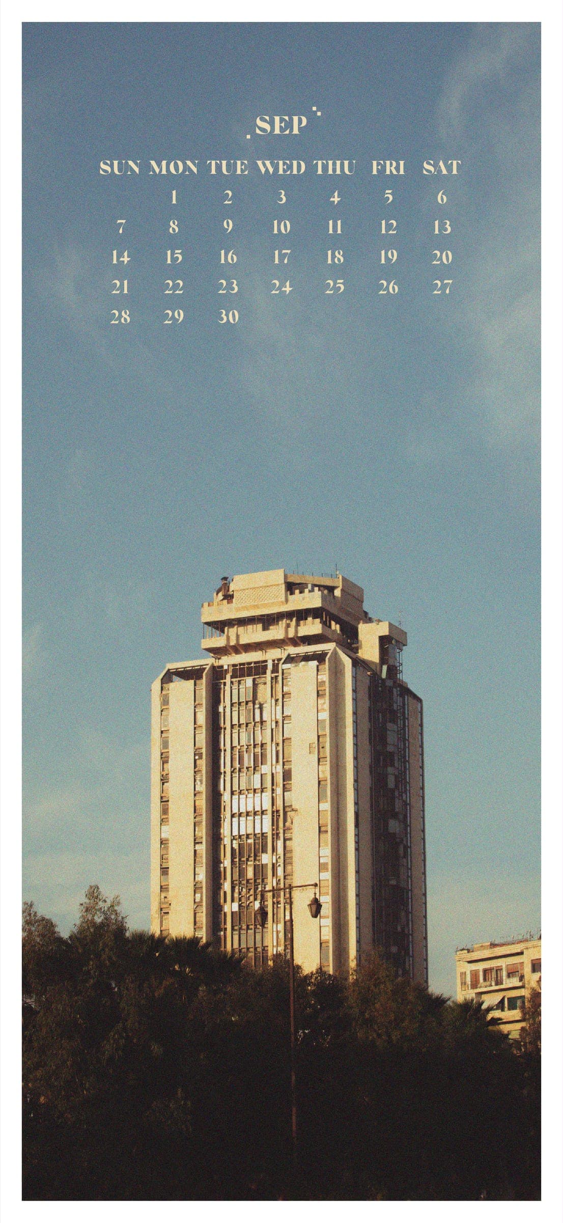 Brutalist Calendar · plate 11