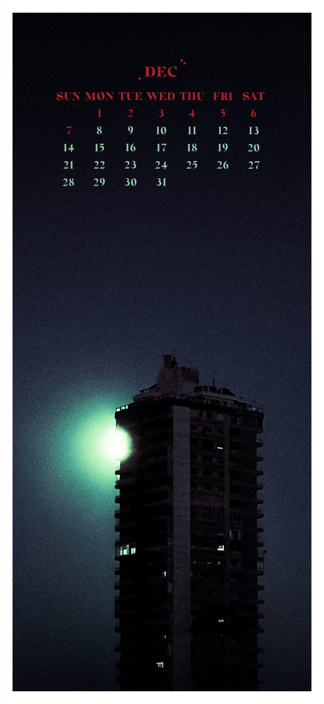 Brutalist Calendar · plate 14