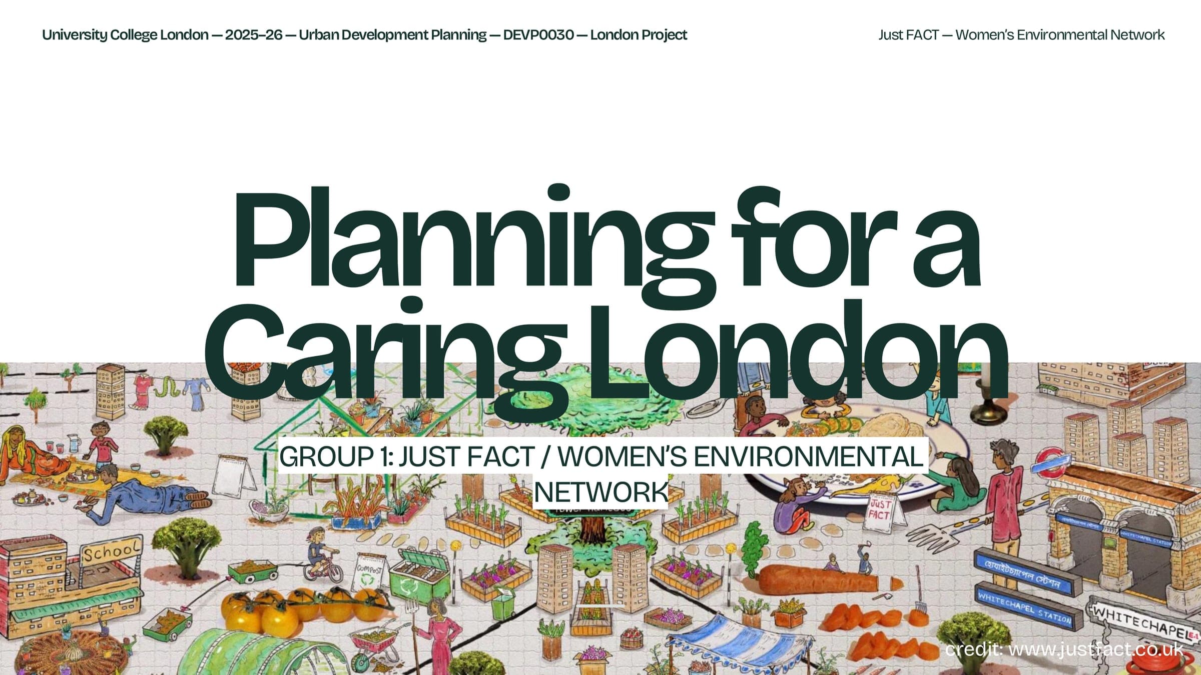 Tower Hamlets food initiatives