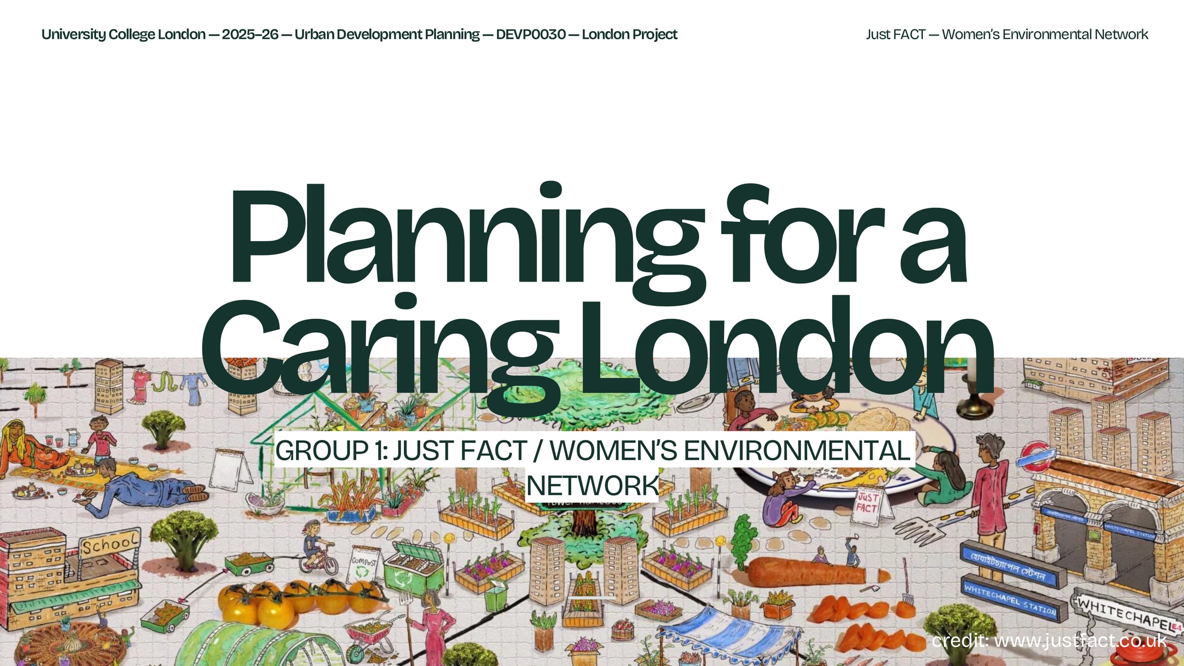 Tower Hamlets food initiatives